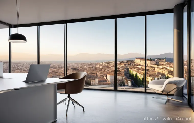 감정평가사 블로그에서 다룰 수 있는 인기 주제 - A bright and serene interior of a modern, energy-efficient Italian villa. Through expansive, clean w...