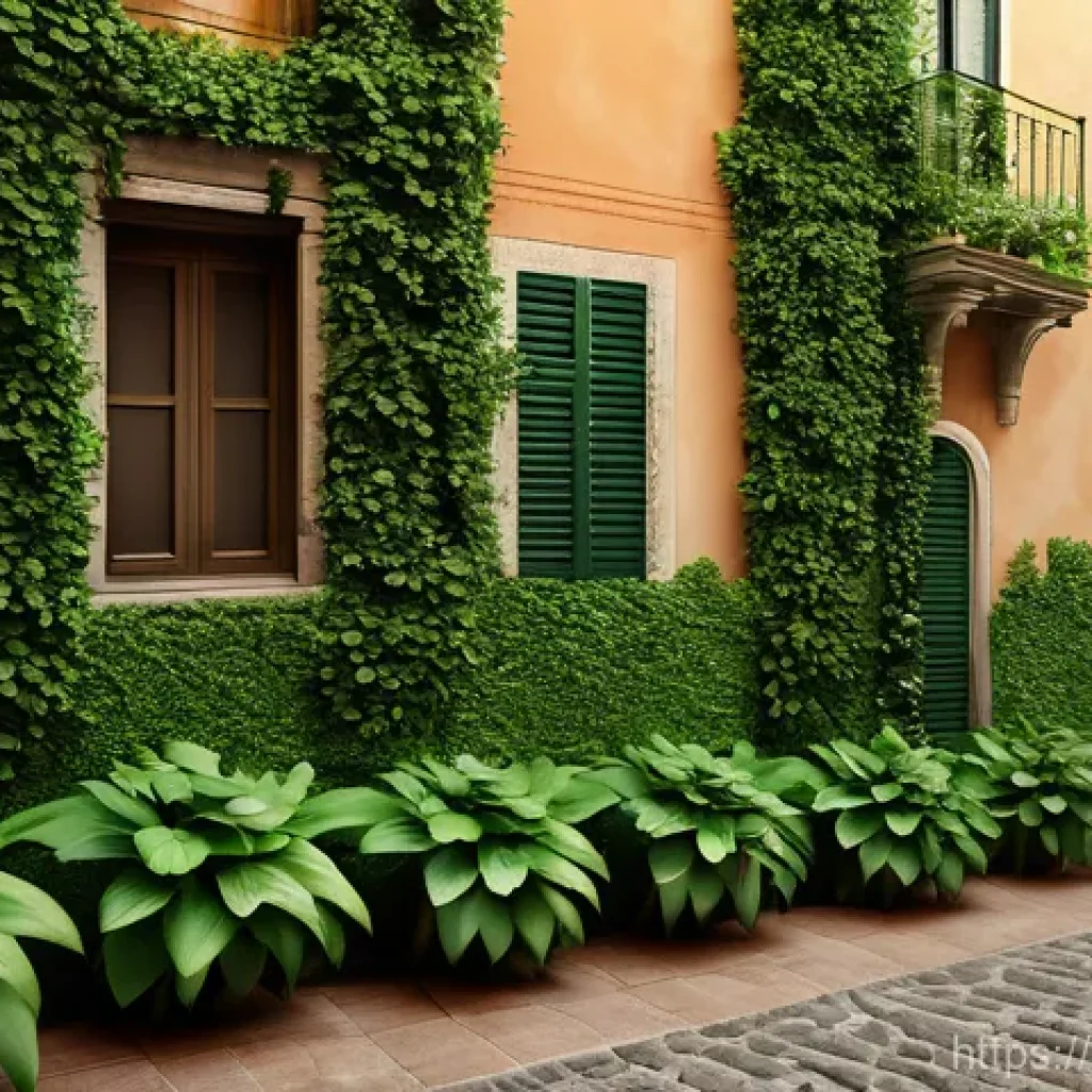 감정평가사의 부동산 가치 상승 요인 분석 - **Prompt 1: Urban Italian Charm with Green Oasis**